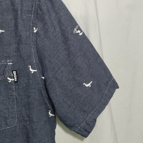 DGK Men's Medium Embroidered Seagulls Button Up Shirt eclectic grandpa - Picture 3 of 16